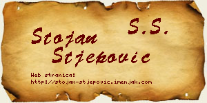 Stojan Stjepović vizit kartica